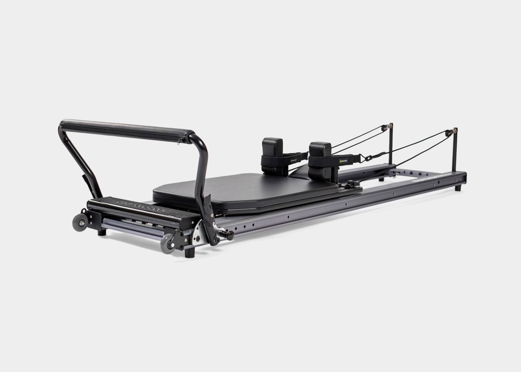 Third angle of the Balanced Body Allegro Nextgen Reformer.