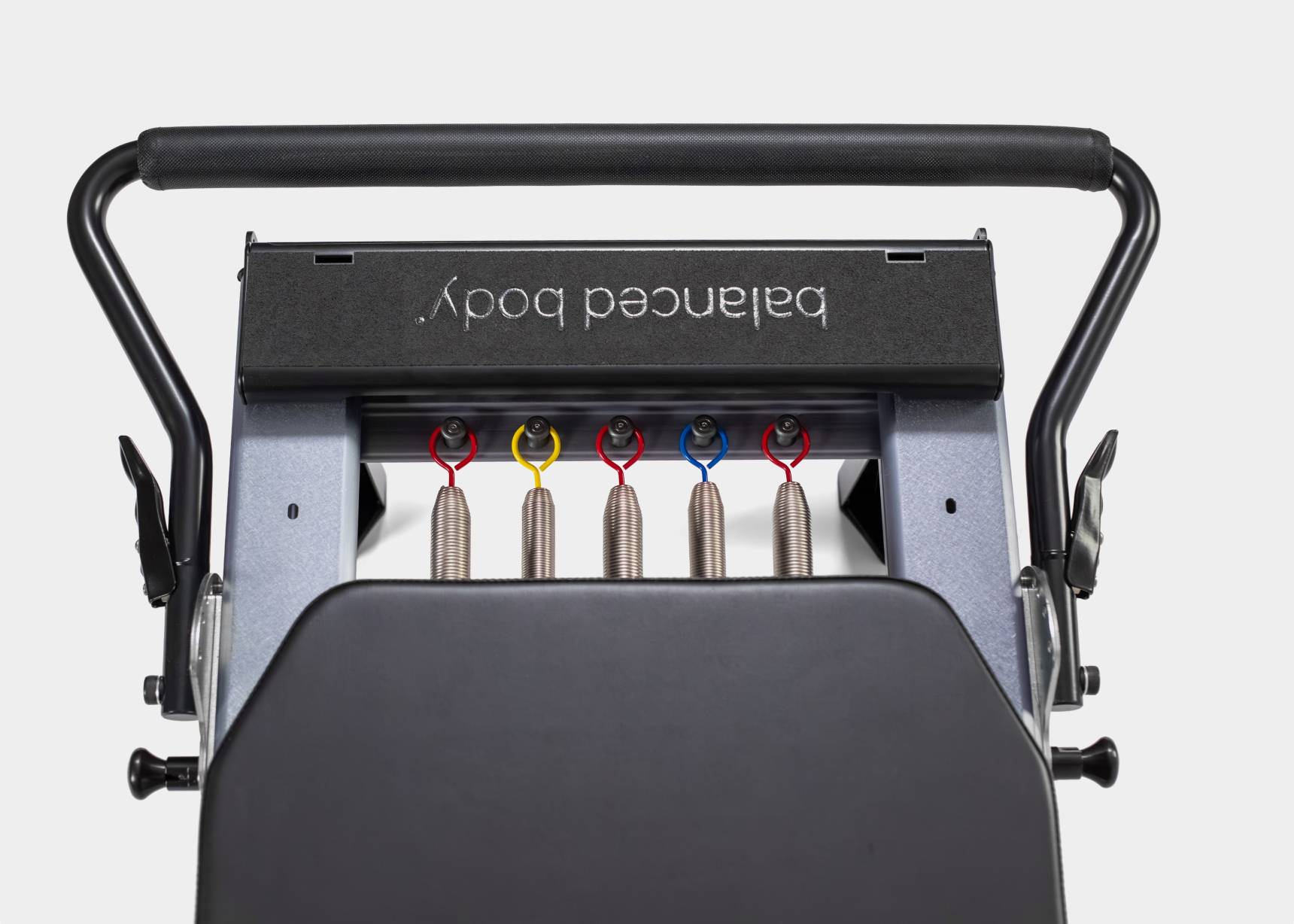 Fifth angle of the Balanced Body Allegro Nextgen Reformer.