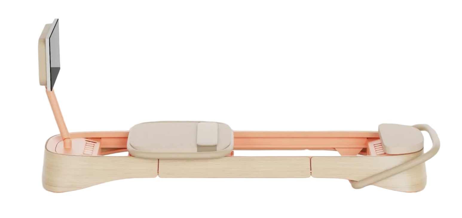 Pilates equipment brand logo, Frame Reformers.