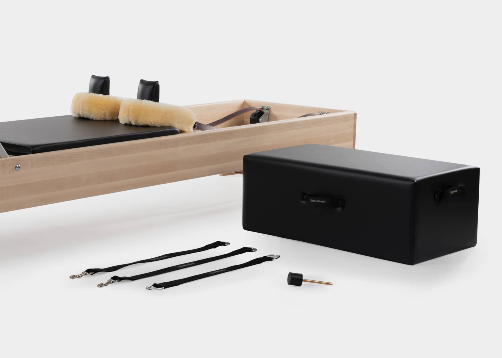 Balanced Body Fletcher Edition Reformer with long/short box attachment.