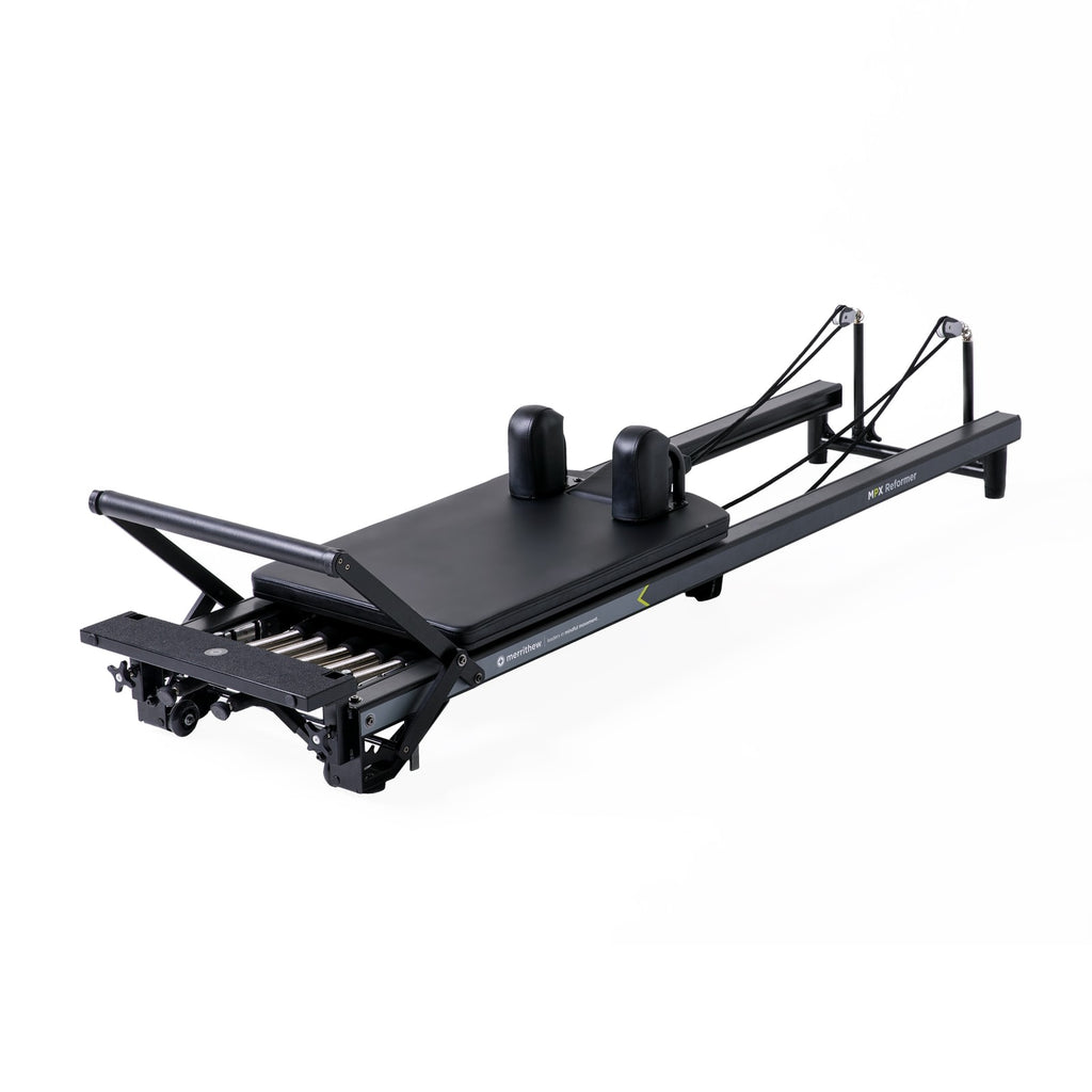 MPX™ Essential Reformer with Vertical Stand | Merrithew Pilates Reformer